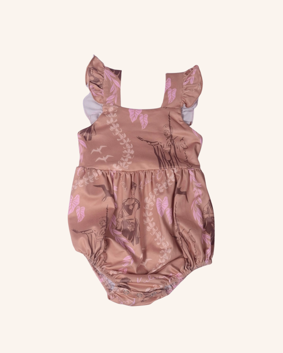 Brown Queen Hau'oli Romper