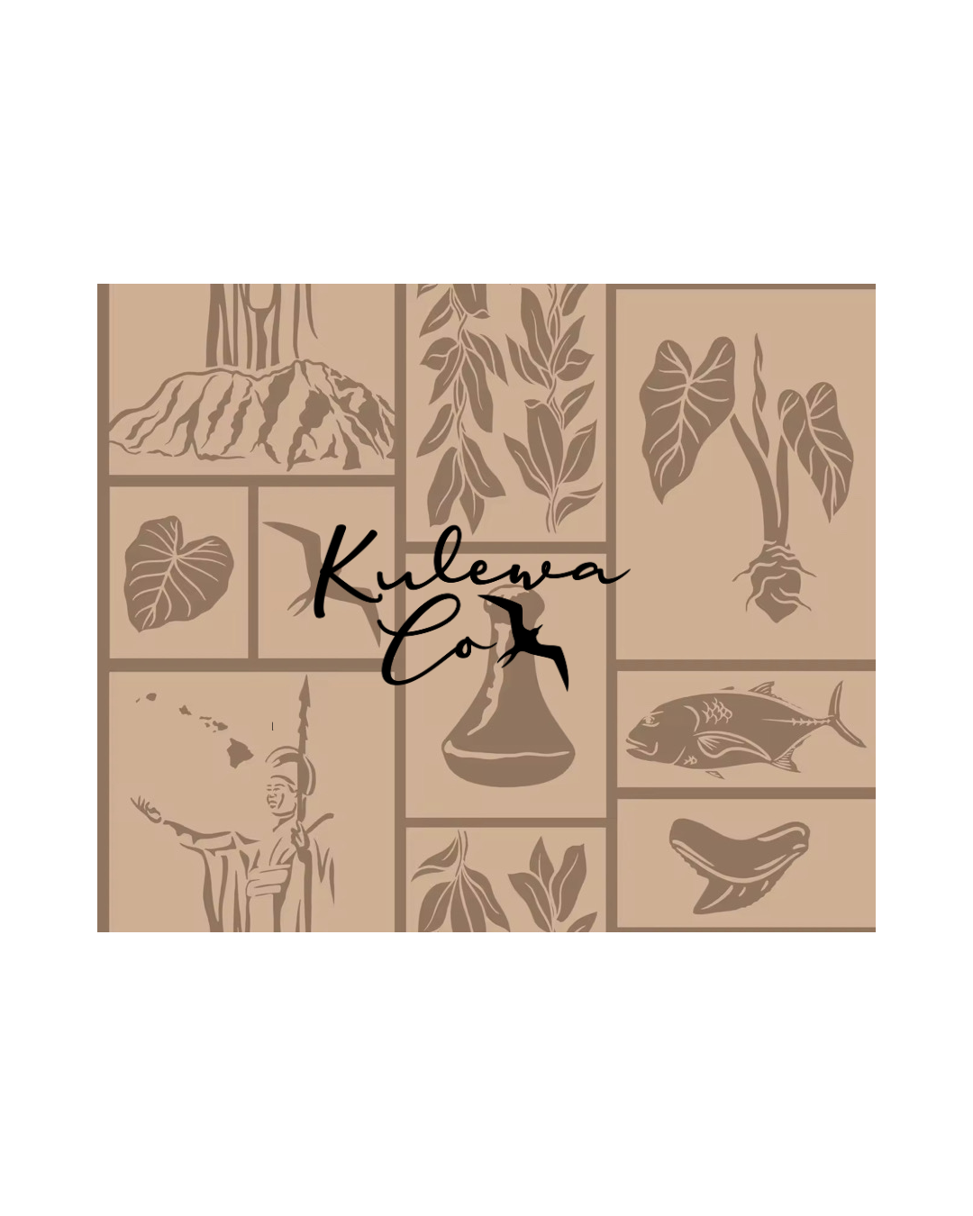 PREORDER Brown Hawaiian Swaddle