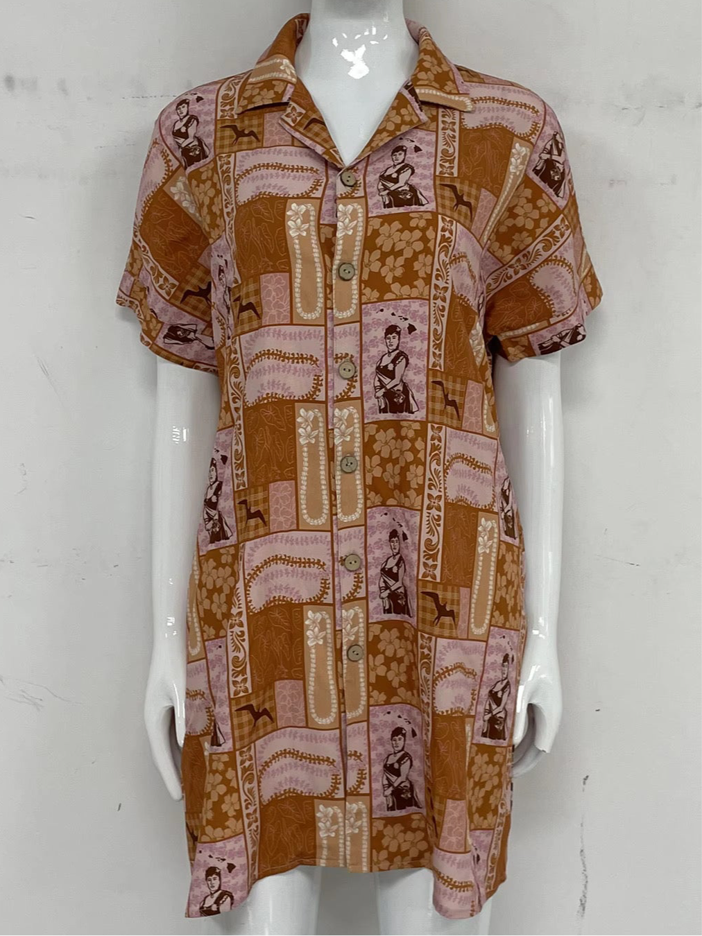 PREORDER: Queen Patchwork TShirt Dress (Womens)