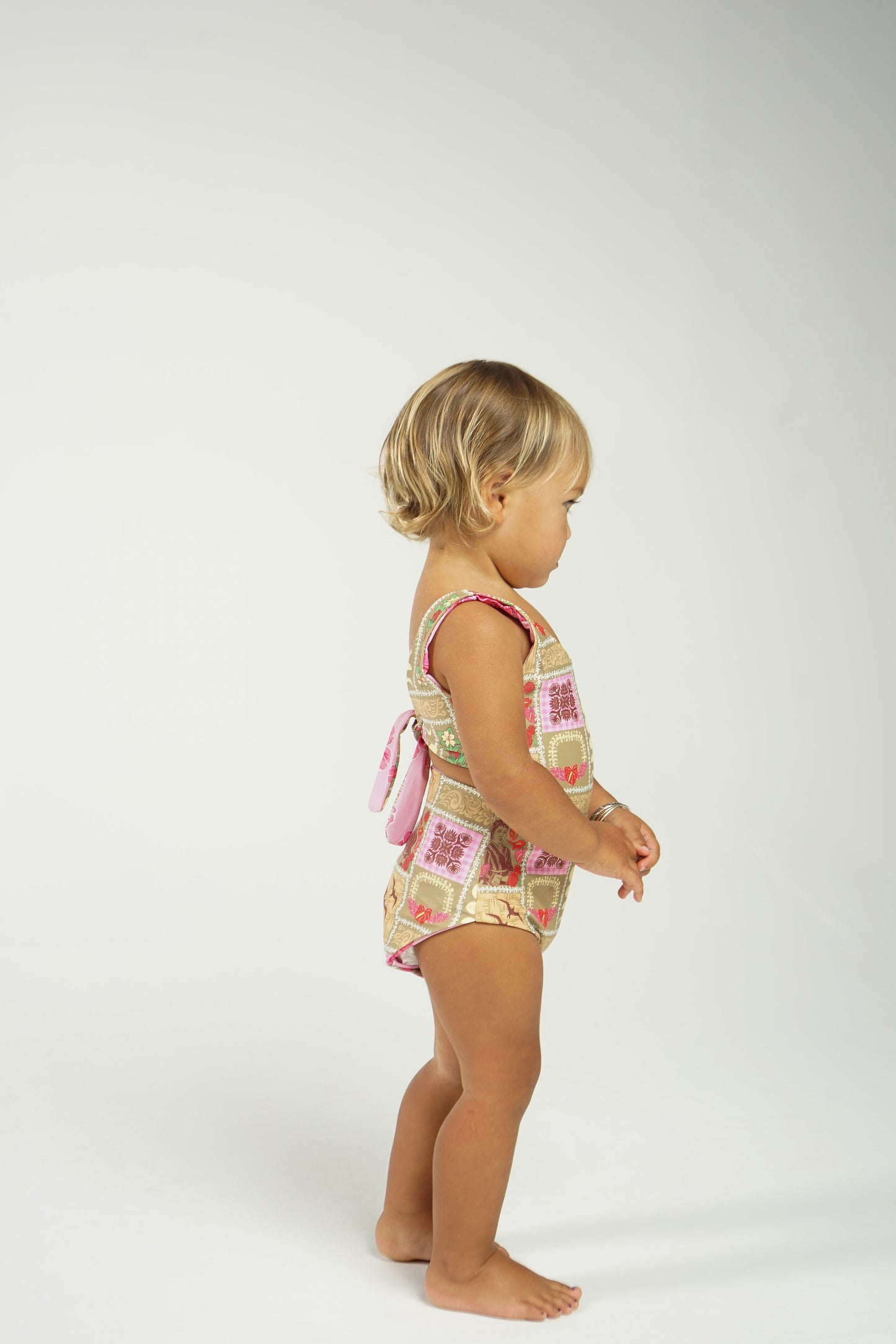 Pauahi X Pink Hibiscus Rev Swim