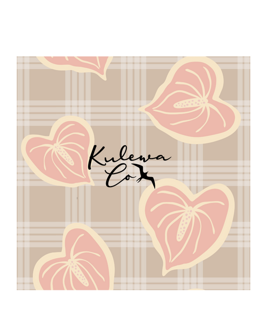 PREORDER Beige Palaka Anthurium Swaddle