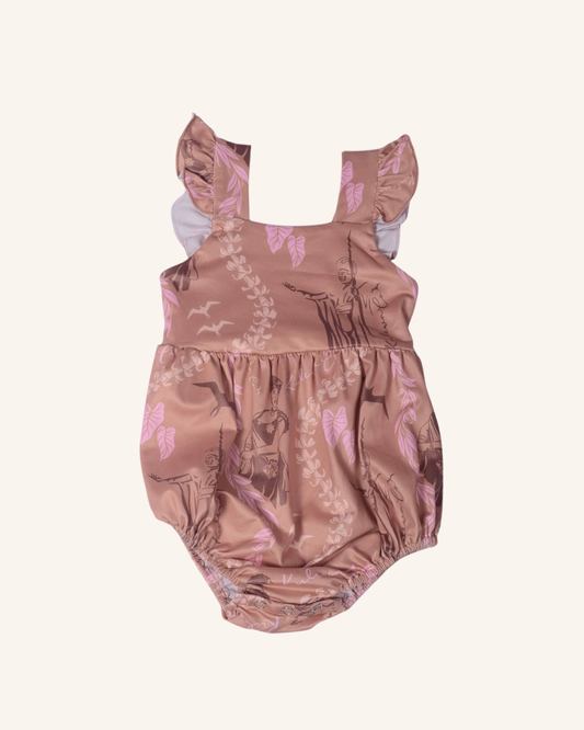 Brown Queen Hau'oli Romper