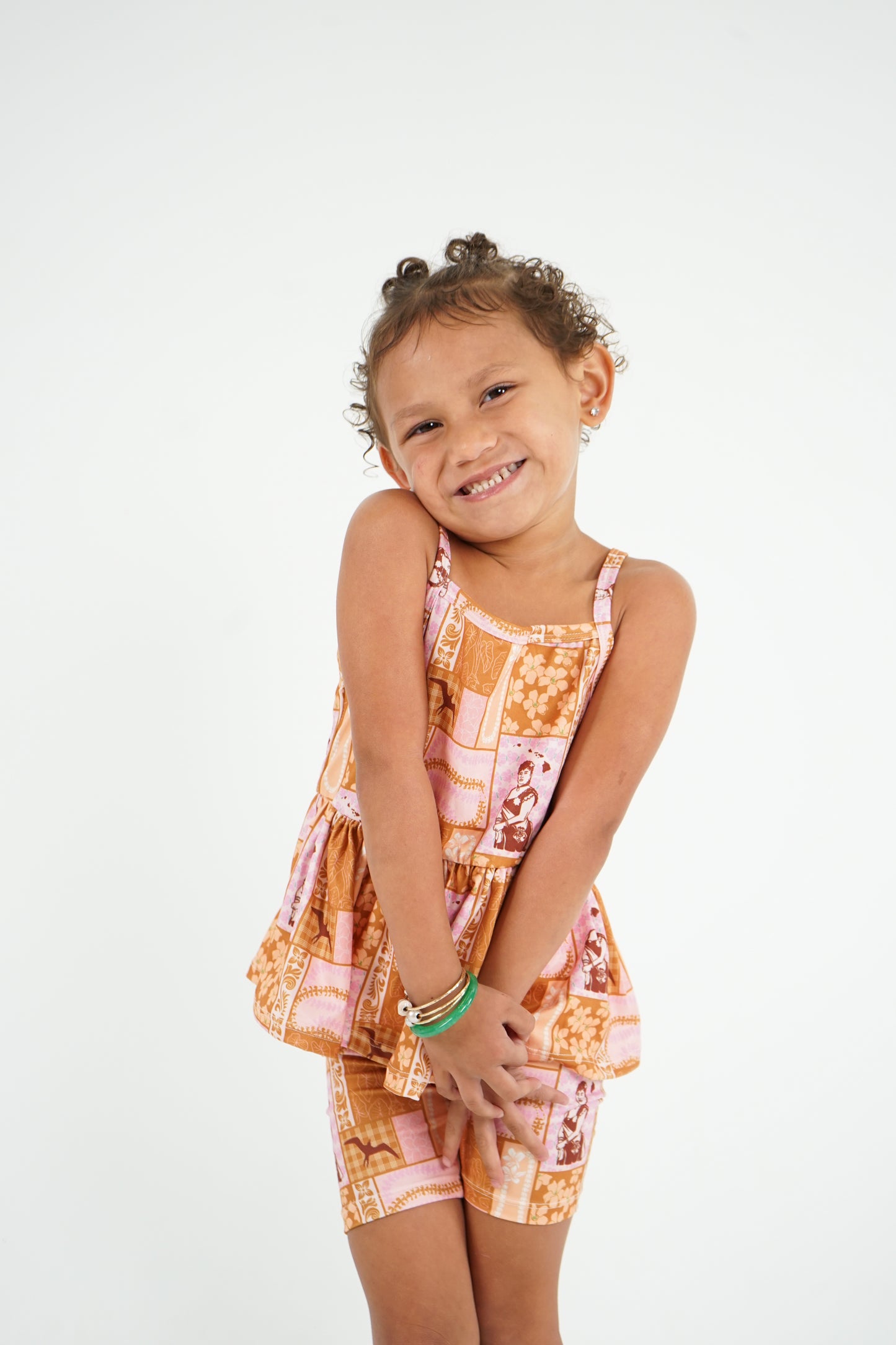 Queen Patchwork Peplum Tank Set