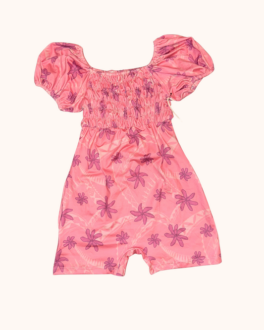 Pink Tribal Tiare Auryelle Shorts Romper