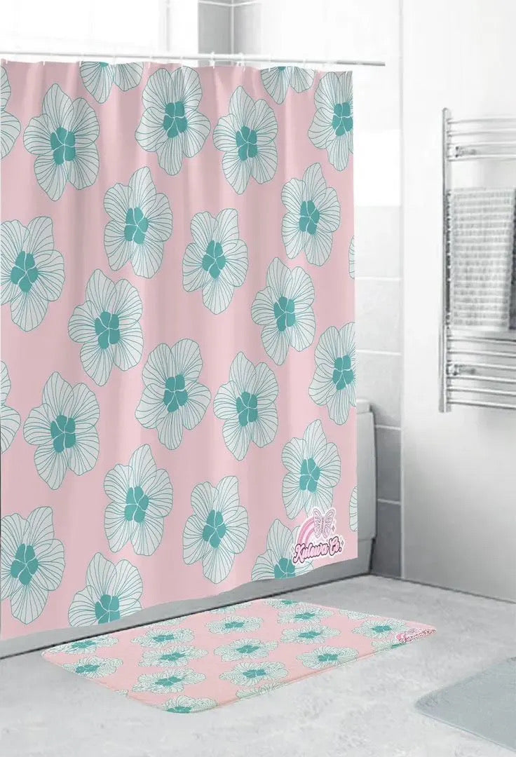 Pink & Teal Hau Bath Set