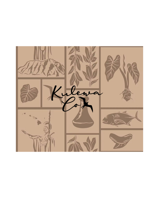 PREORDER Brown Hawaiian Swaddle