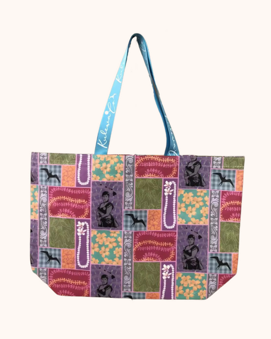 Purple Queen PatchWork Small Tote