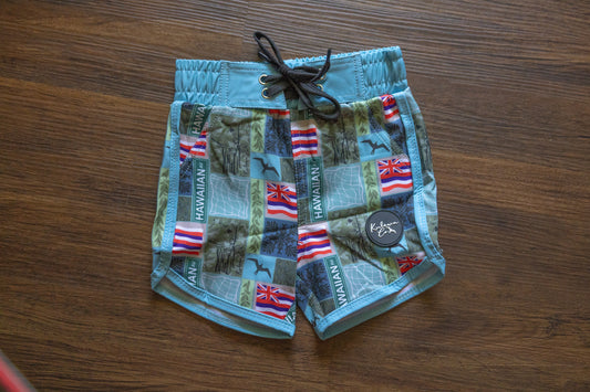 Blue Kuiki Kamehameha Boys Swim