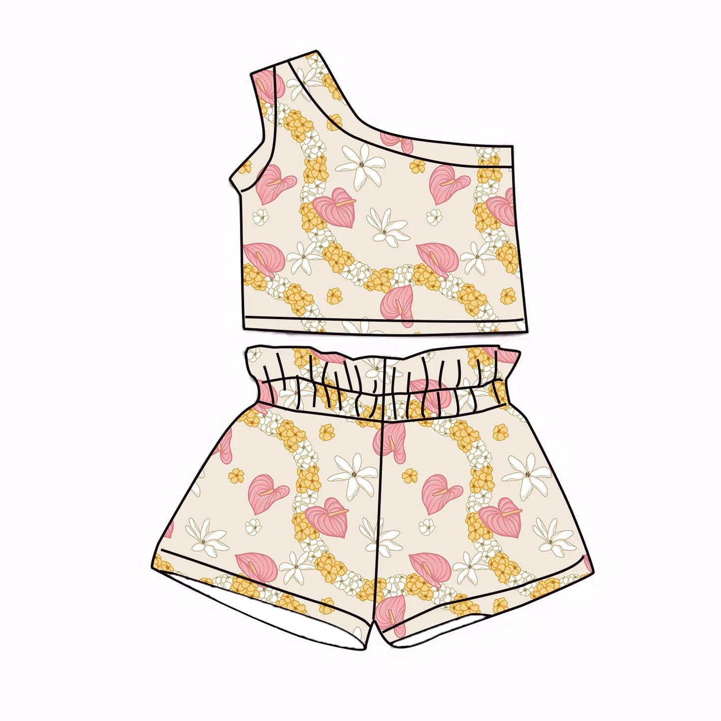 PREORDER: Puakenikeni Shorts Set