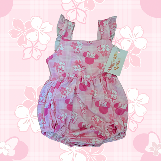 Pink Minnie + Pua Hau’oli Romper