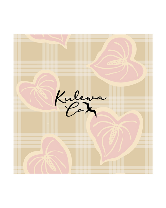 PREORDER Strawberry Matcha Palaka Anthurium Swaddle