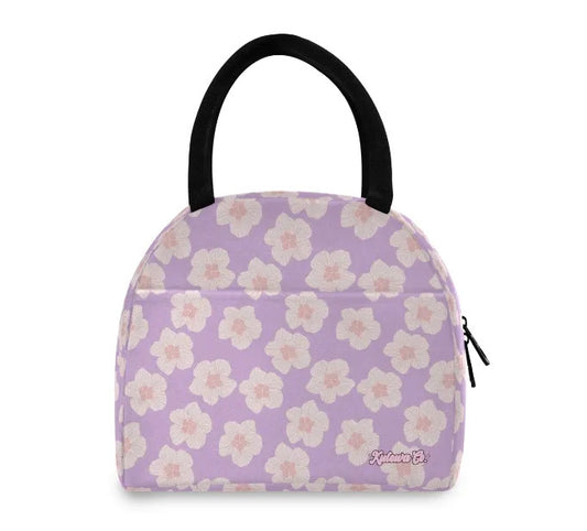 Lavender Hau Flower Lunch Bag