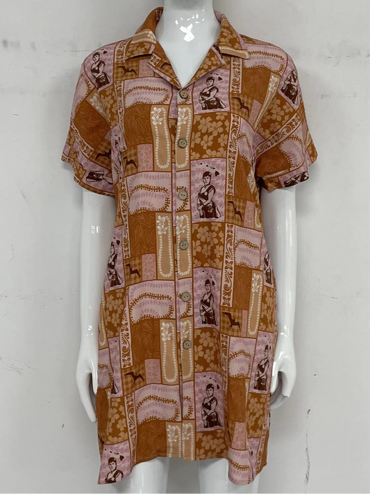 PREORDER: Queen Patchwork TShirt Dress (Womens)
