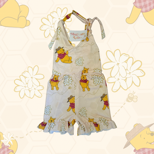 Winnie Da POOH-A Ruffle Shorts Romper