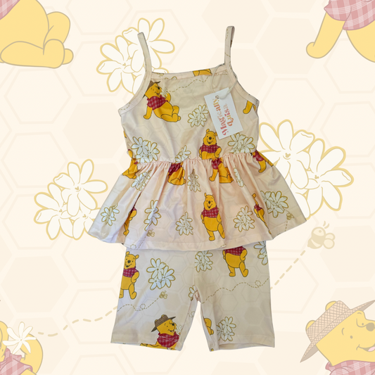 Winnie Da POOH-A Peplum Tank Set