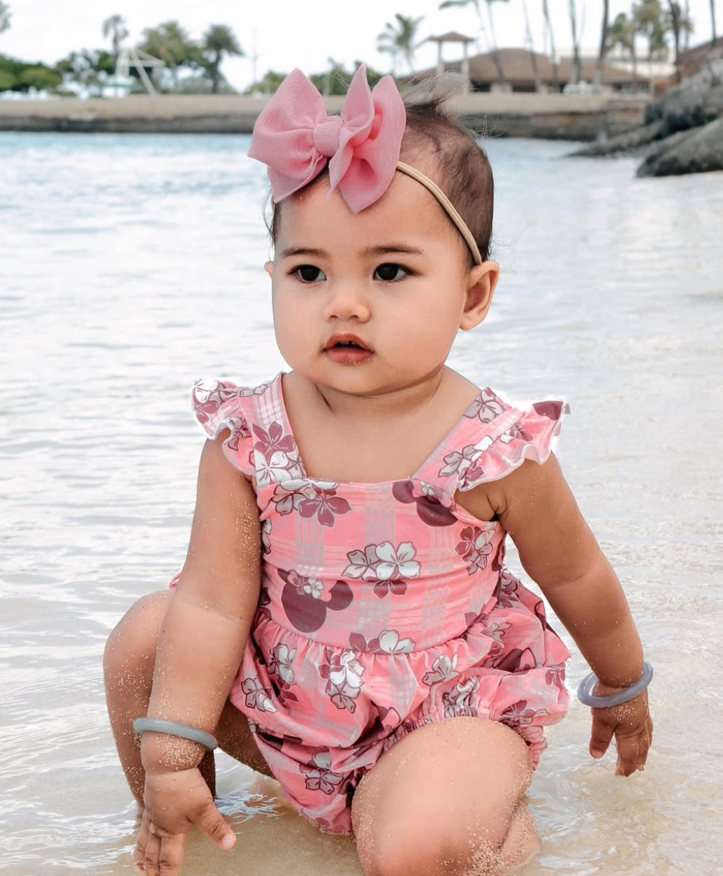 Mauve Minnie + Pua Hau’oli Romper