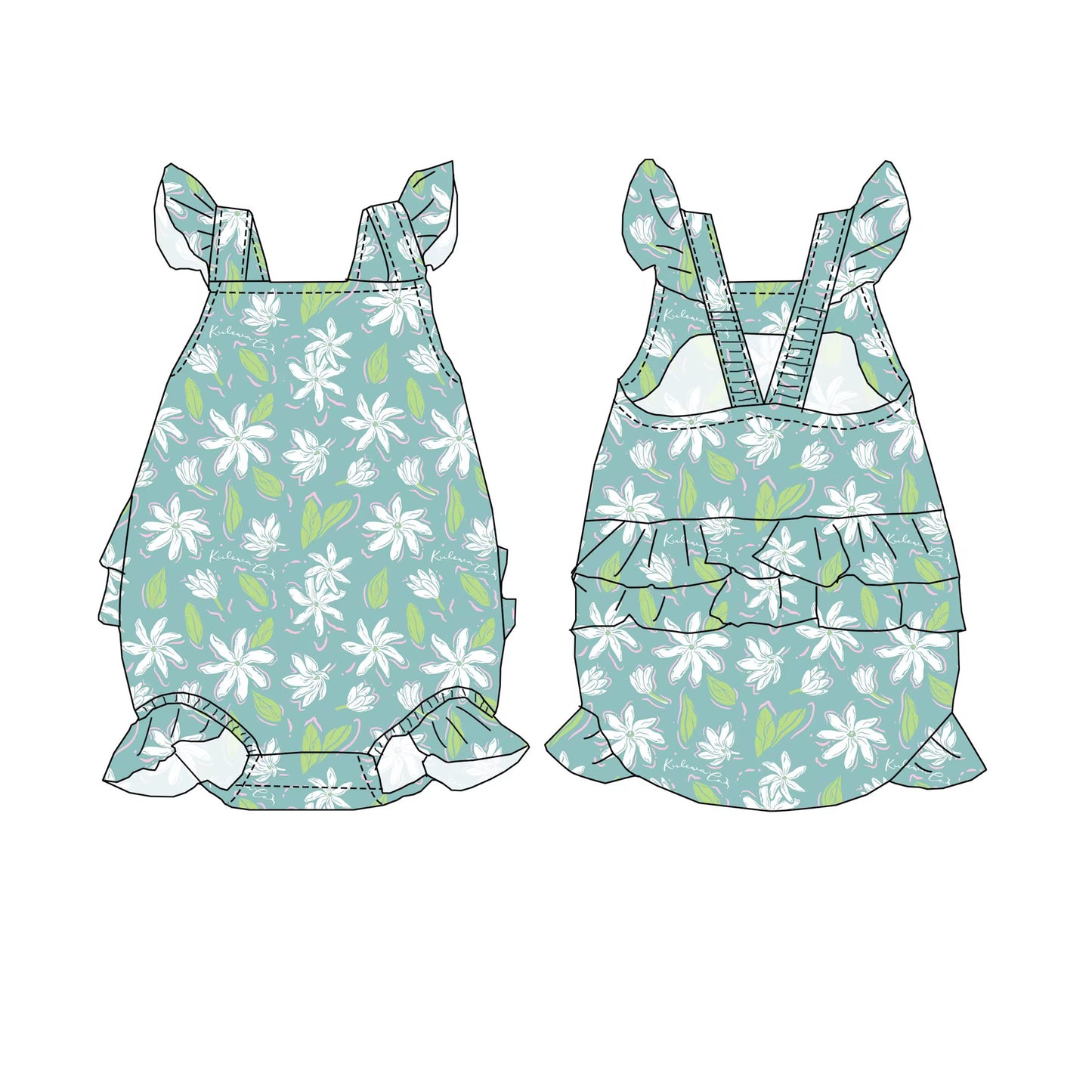 Tiare Bliss Bebeh Flutter Romper