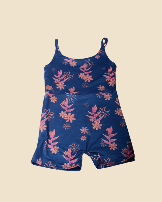 Blue Heleconia Luisa Playsuit