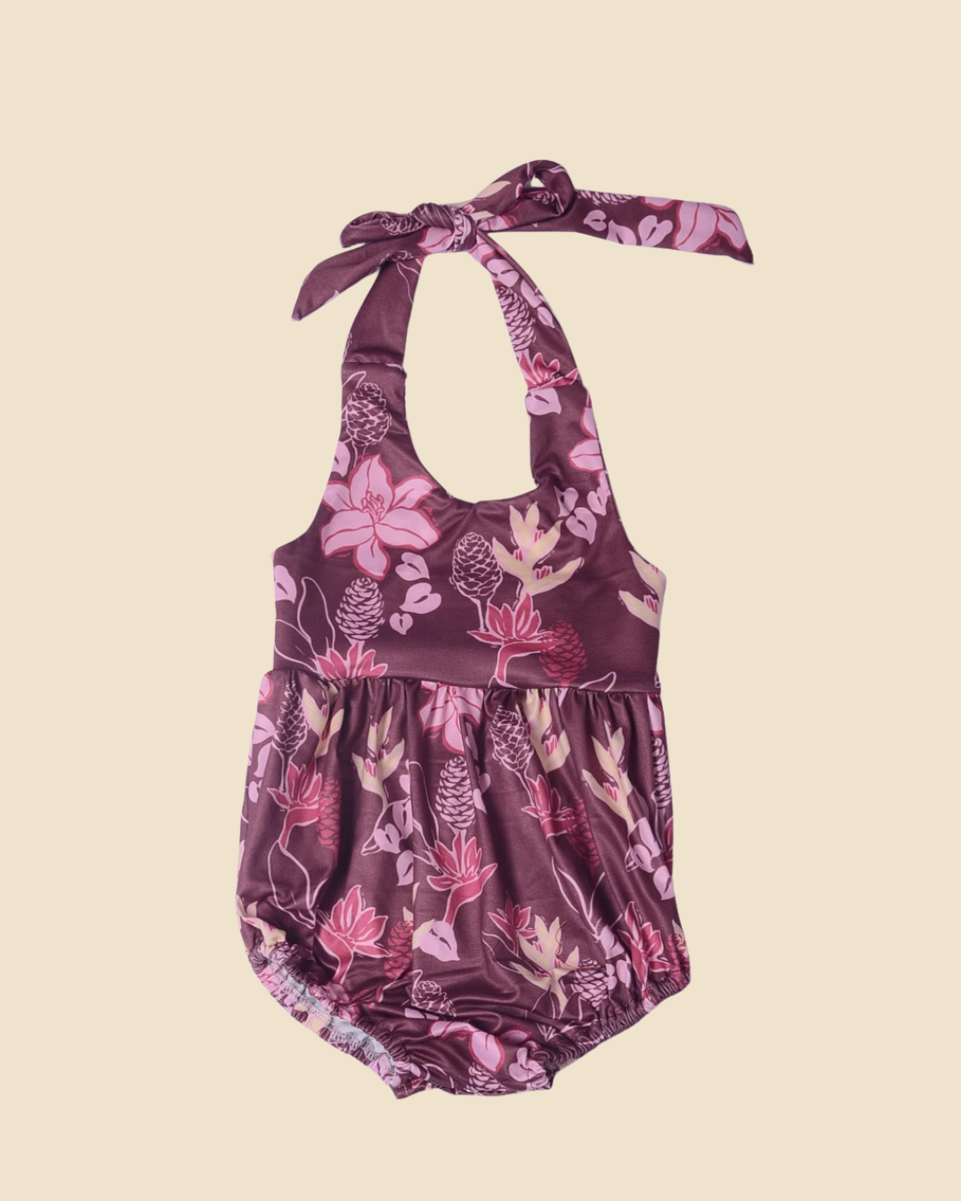 Brown+Pink Awapuhi Romper