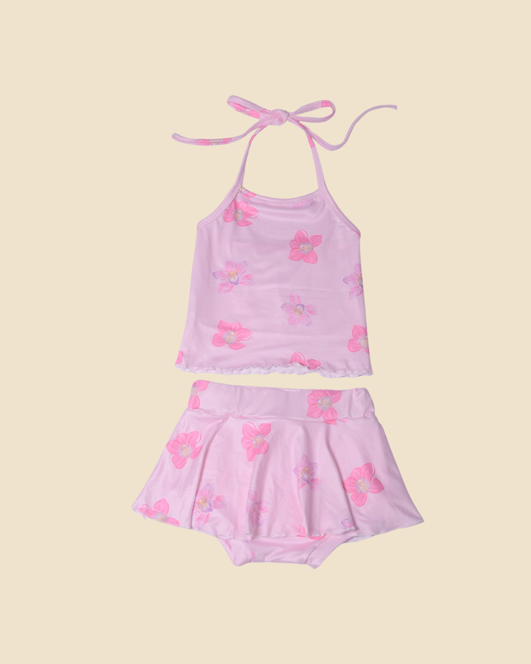Pink Orchid Skort Set