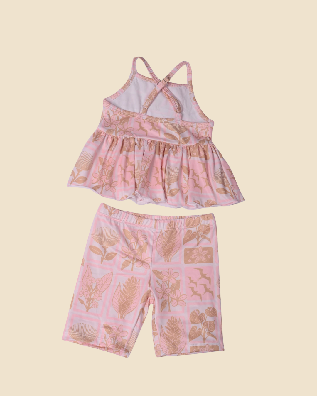 Pua Patch Peplum Tank Set