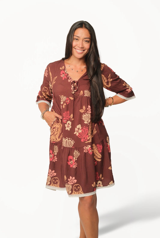PUA+PUEO LILIKOI DRESS