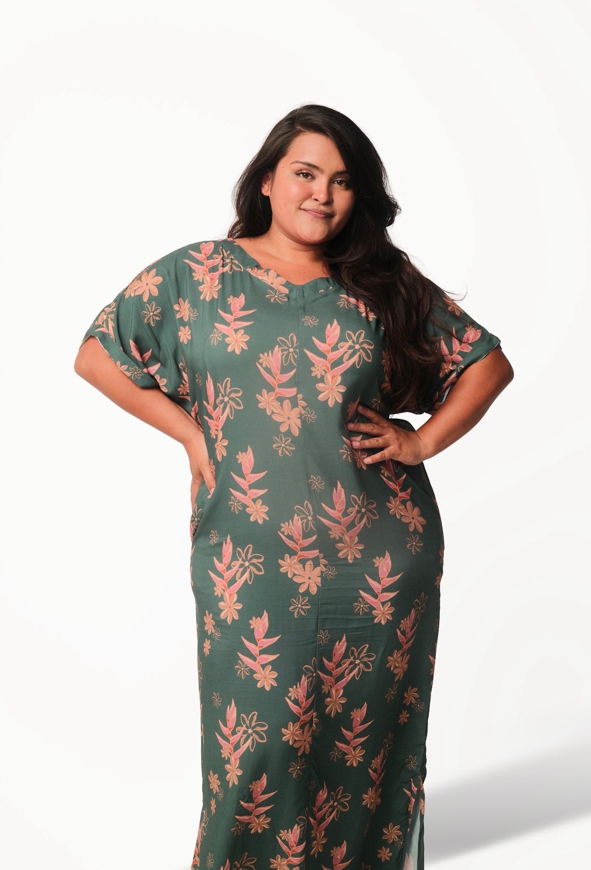 SEAGREEN HELECONIA MAXI DRESS