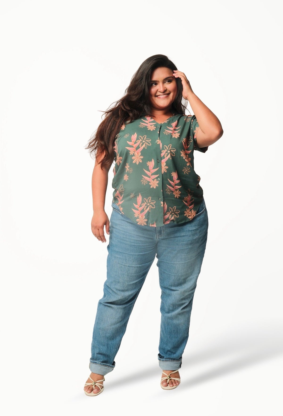 SEAGREEN HELECONIA KUULEI BLOUSE